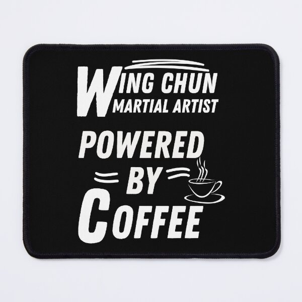 Item preview, Wing chun martial artist powered by coffee designed and sold by annoying-shirts.