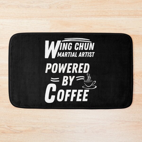 Item preview, Wing chun martial artist powered by coffee designed and sold by annoying-shirts.