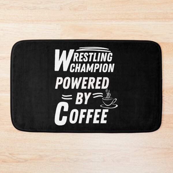 Item preview, Wrestling champion powered by coffee designed and sold by annoying-shirts.