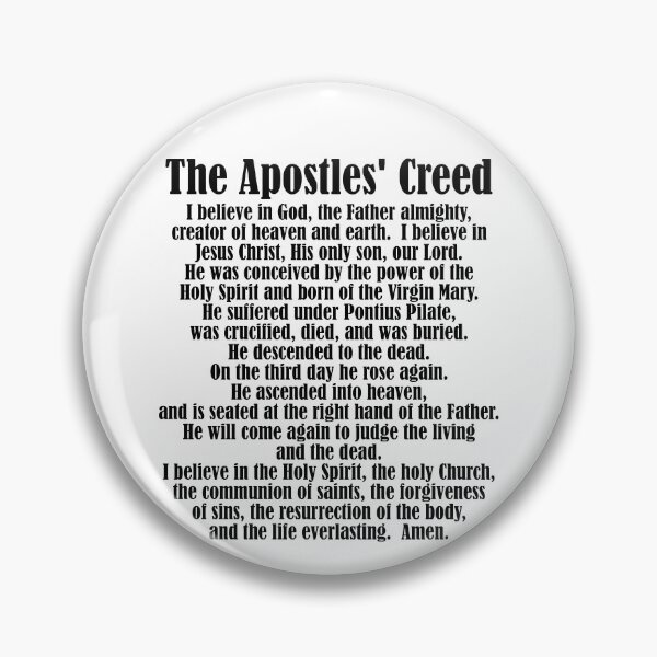Item preview, Apostles Creed Christian Catholic Faith Believer Pray Jesus Gear designed and sold by DynamicDesign.