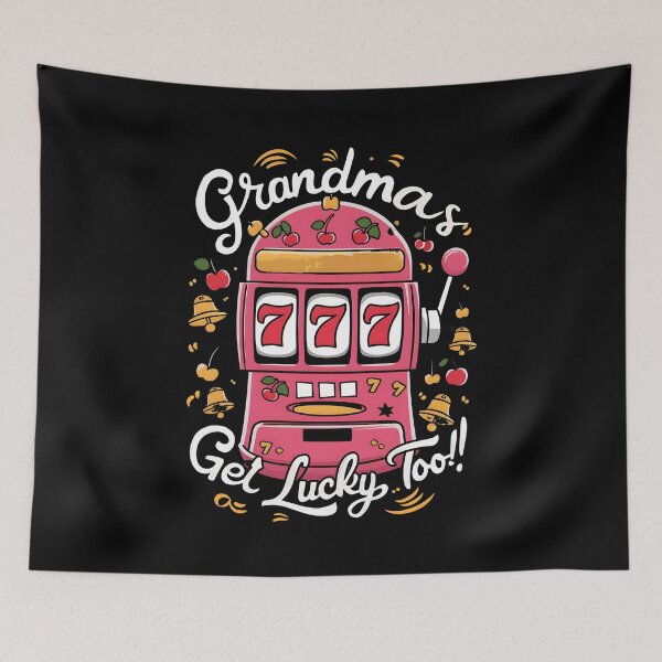 Item preview, Casino Gambling Grandmas Get Lucky Too designed and sold by SloganExpress.