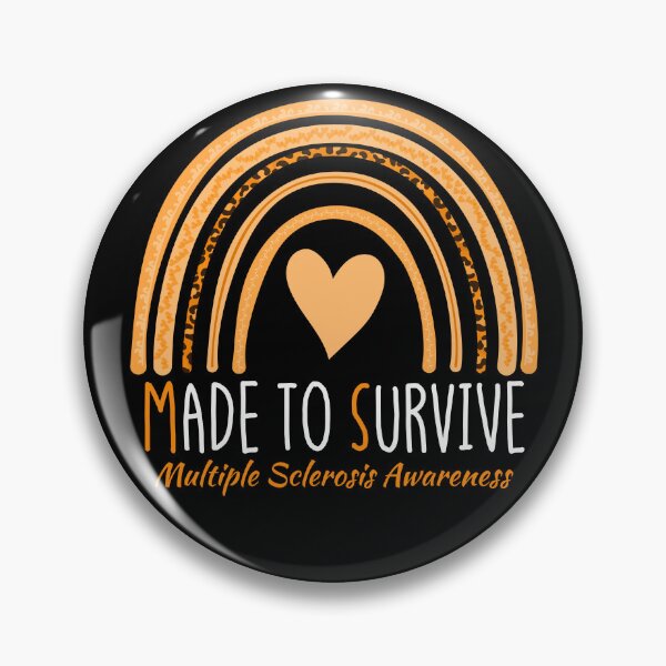 Artikelvorschau, Made To Survive Rainbow MS Multiple Sclerosis Awareness Gear entworfen und verkauft von DynamicDesign.
