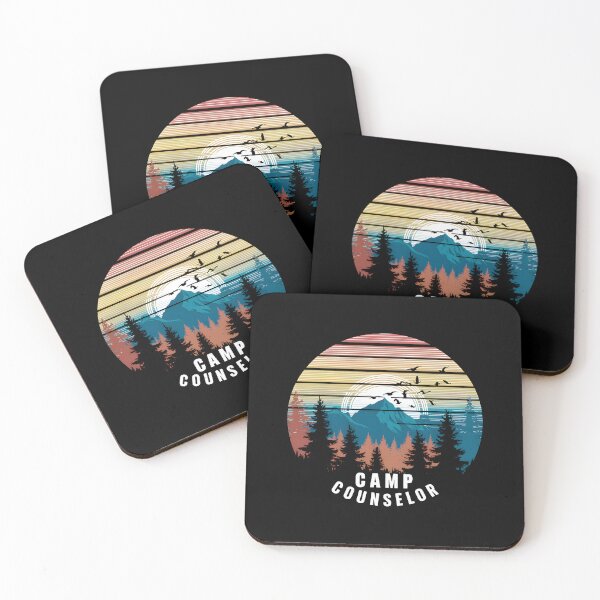 Item preview, Camp Counselor Retro Sunset Director Camper Staff Camping designed and sold by FloraPlantTees.