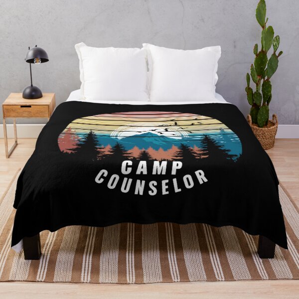 Item preview, Camp Counselor Retro Sunset Director Camper Staff Camping designed and sold by FloraPlantTees.