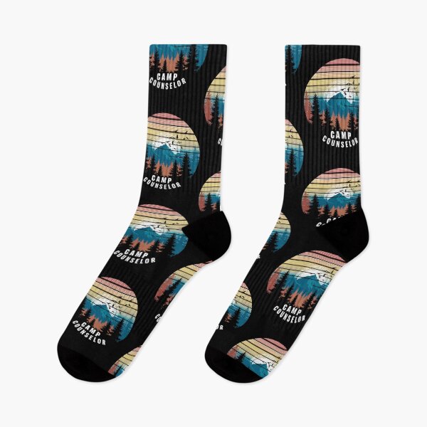 Item preview, Camp Counselor Retro Sunset Director Camper Staff Camping designed and sold by FloraPlantTees.