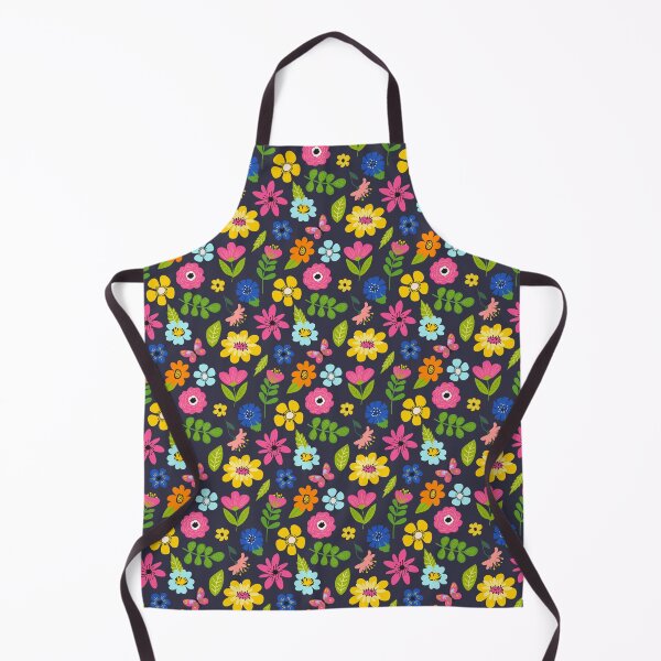 Item preview, Happy Summer Floral Pattern, Pink, Yellow, Blue Flowers designed and sold by Jaydee001.