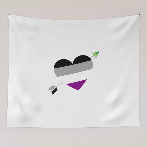Item preview, AroAce Heart V2 designed and sold by Ace In Space Studios.