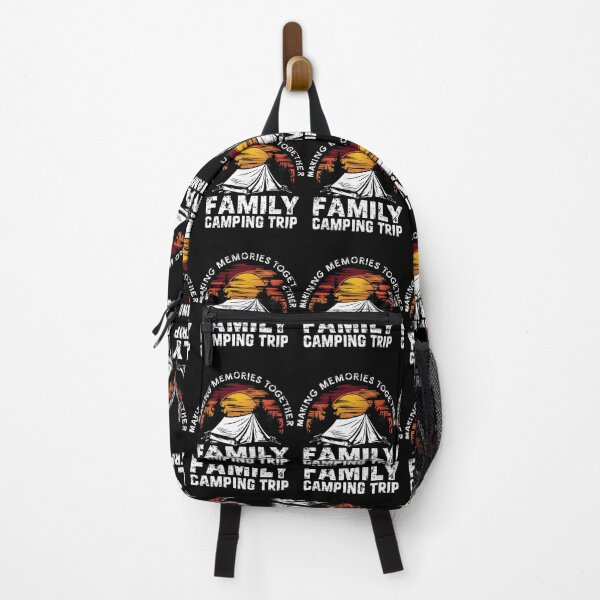 Item preview, Family Camping Trip Vintage Sunset Camper Camp Matching Group designed and sold by FloraPlantTees.
