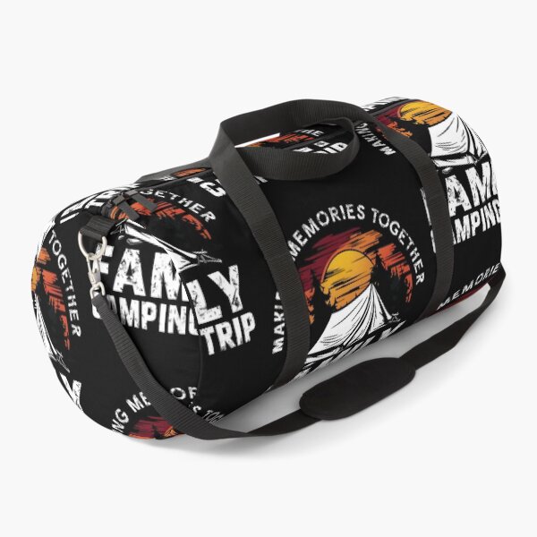 Item preview, Family Camping Trip Vintage Sunset Camper Camp Matching Group designed and sold by FloraPlantTees.