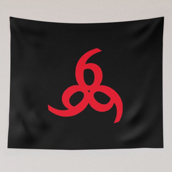 Item preview, 666, Triskelion, number of the beast designed and sold by Numbers-Art.