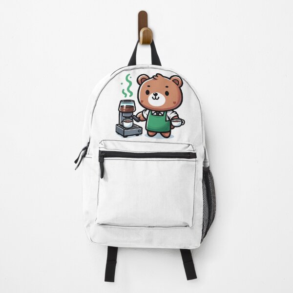 Item preview, Hand-Drawn Cute Coffee Bear: Bear-ista Delight designed and sold by DudzDesignz.