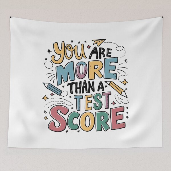 Item preview, You Are More Than A Test Score Test Day Staar Testing designed and sold by FloraPlantTees.