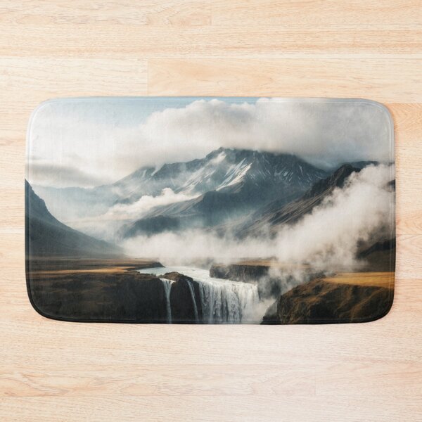 Item preview, Iceland Volcano Smoking Waterfalls Beautiful Landscape  designed and sold by SassyArtistry.