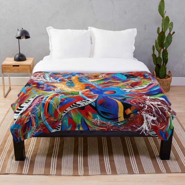 Item preview, Abstract, Colorful Guitar, Saxophone, Piano, Music Art by Juleez designed and sold by Juleez.