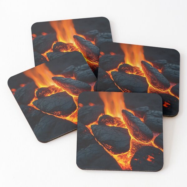 Item preview, Lava close up - Magma Volcano River On Fire designed and sold by SassyArtistry.