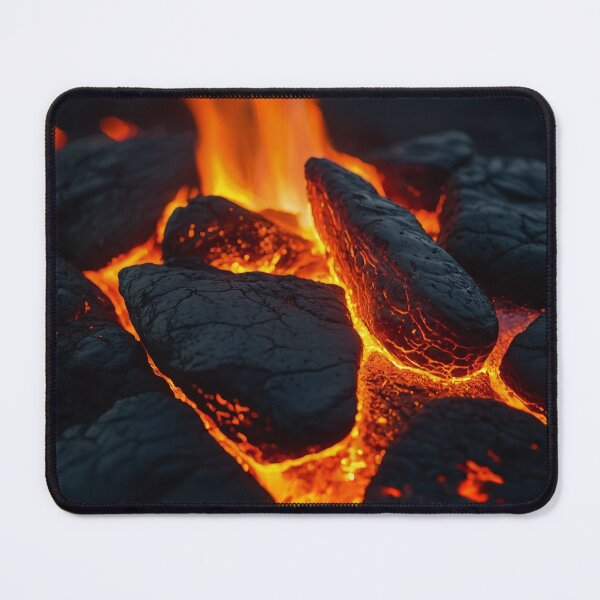 Item preview, Lava close up - Magma Volcano River On Fire designed and sold by SassyArtistry.