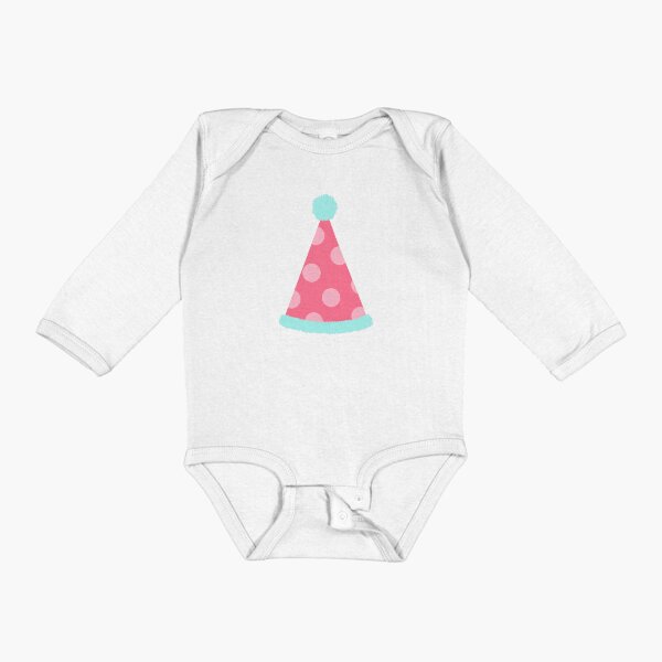 Item preview, Kids hand drawn cute party pink party hat designed and sold by nuchz.