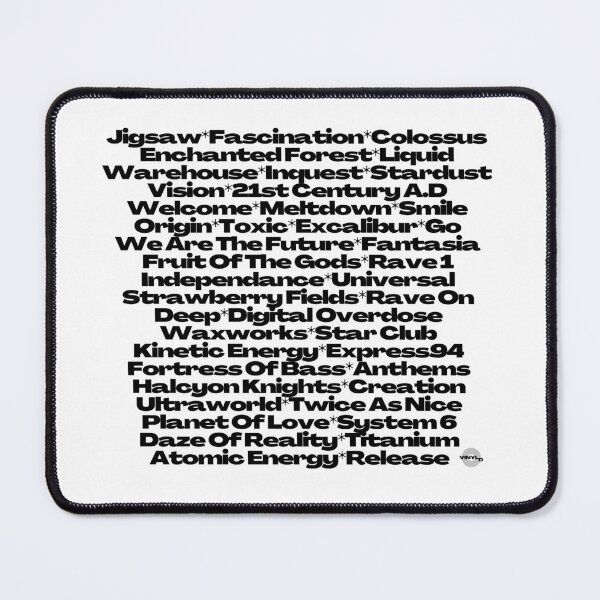 Item preview, Rave History (Black Design) designed and sold by vinyldshop.
