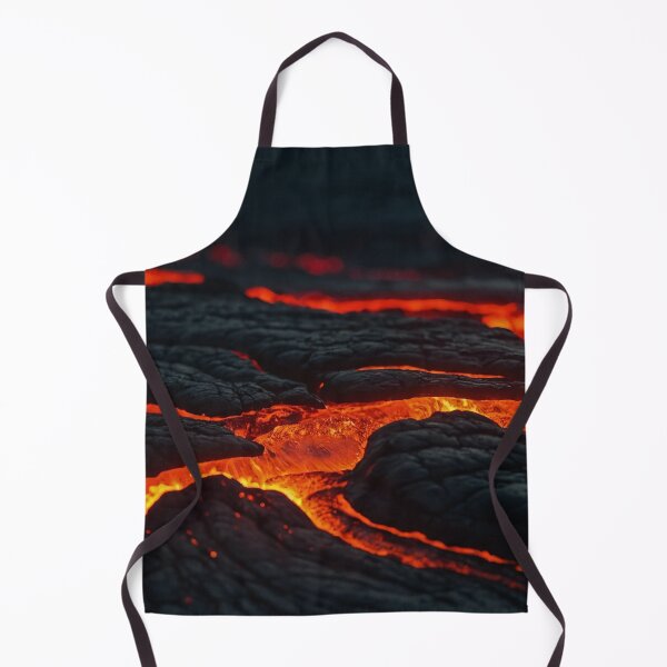 Item preview, Lava river close up - Magma Volcano Fire designed and sold by SassyArtistry.
