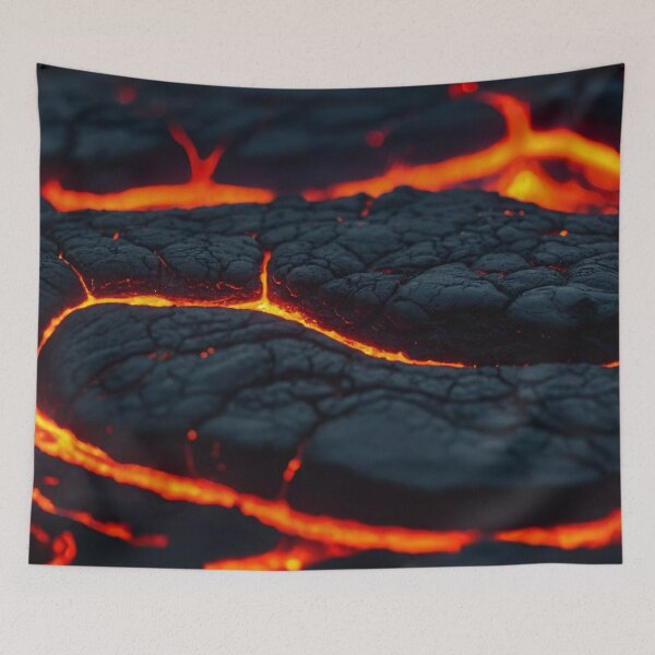 Item preview, Magmatic fire - Lava river close up designed and sold by SassyArtistry.