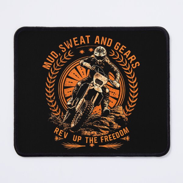 Item preview, Mud-Spattered Freedom: Revving Up the Thrill of Motocross designed and sold by SplashTastic.