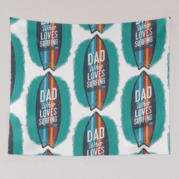 Item preview, Dad Who Loves Surfing T-Shirt - Perfect for Surfing Enthusiast Dads designed and sold by AllyPrimeArt.