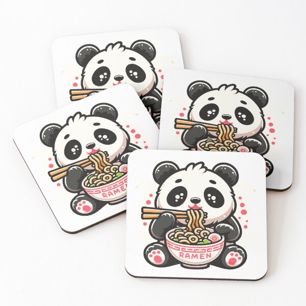 Item preview, Kawaii Panda Eat Ramen designed and sold by Designowner.