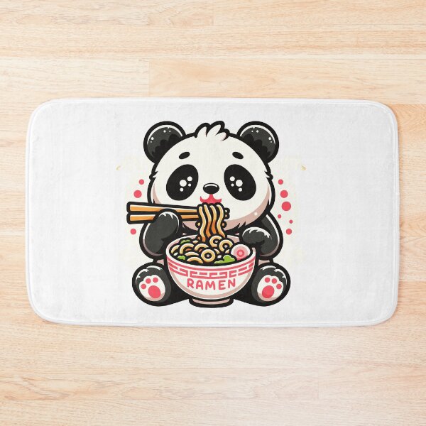 Item preview, Kawaii Panda Eat Ramen designed and sold by Designowner.