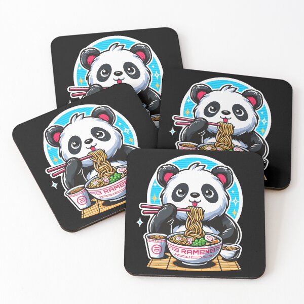 Item preview, Kawaii Panda Eat Ramen designed and sold by Designowner.