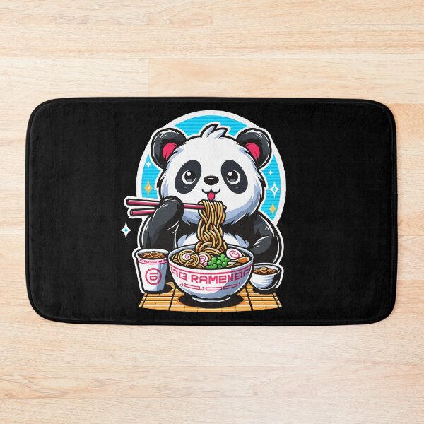 Item preview, Kawaii Panda Eat Ramen designed and sold by Designowner.