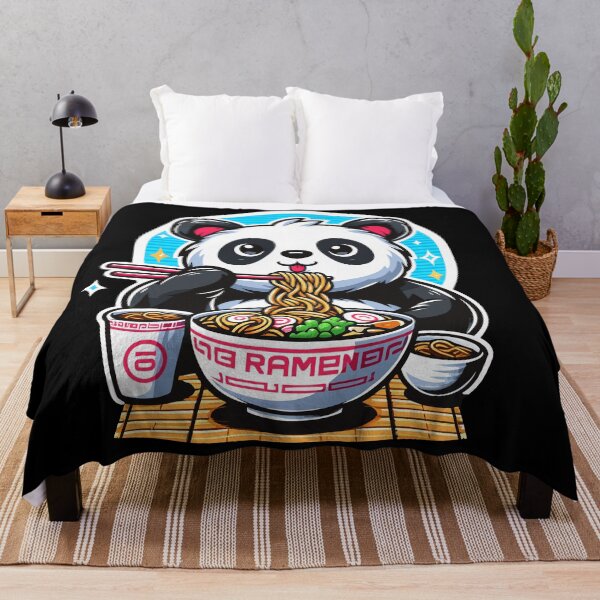 Item preview, Kawaii Panda Eat Ramen designed and sold by Designowner.