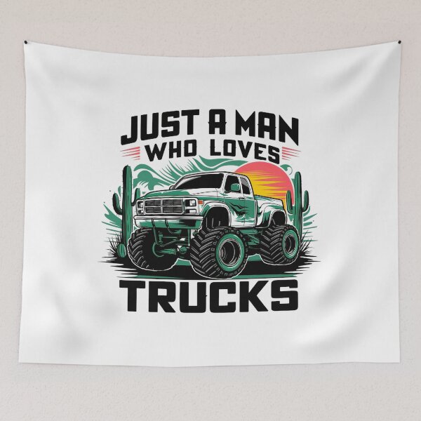 Item preview, I Love Trucks Monster Trucks Lover designed and sold by ViktoonShirts.