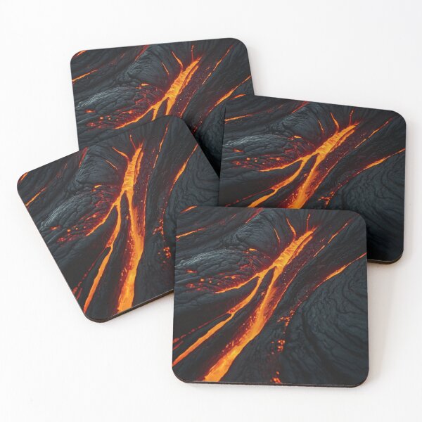 Item preview, Magma river close up - Lava flowing from volcano designed and sold by SassyArtistry.