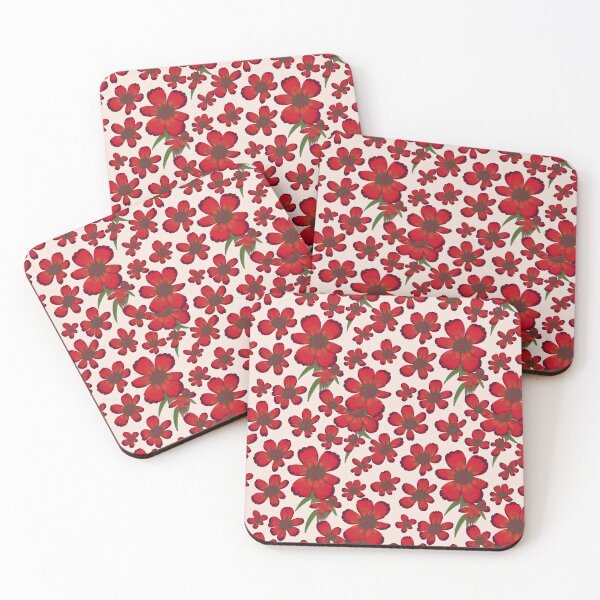 Item preview, Red flowers in the background  designed and sold by Joy-369.