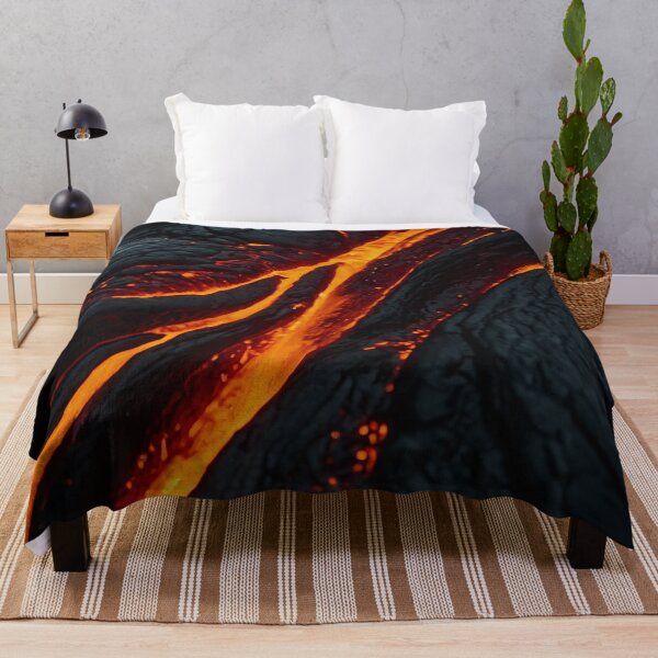 Item preview, Magma river close up - Lava flowing from volcano designed and sold by SassyArtistry.