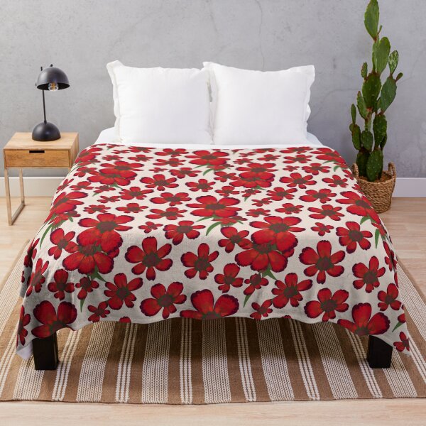 Item preview, Red flowers in the background designed and sold by Joy-369.