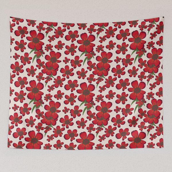 Item preview, Red flowers in the background  designed and sold by Joy-369.