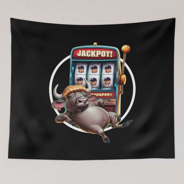 Item preview, Casino Gambling Buffalo Playing Slot Machine designed and sold by SloganExpress.