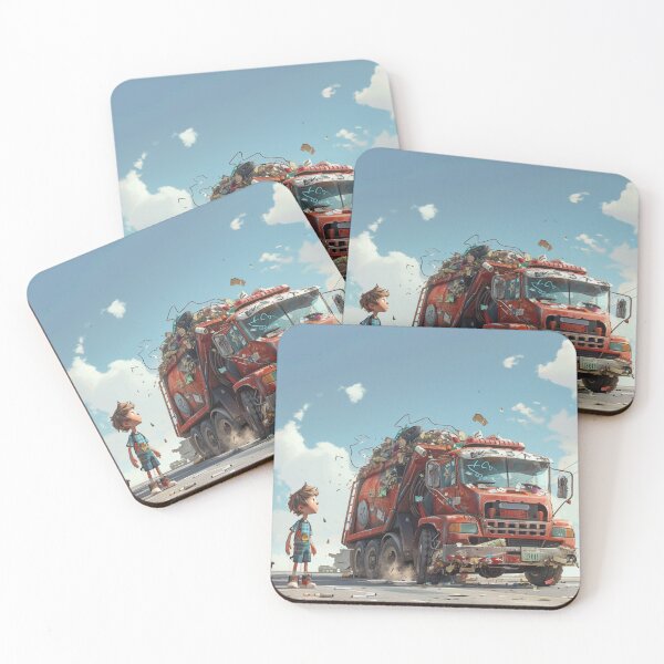 Item preview, Adventures of Hank and Trash Truck designed and sold by Graph1cGlow.