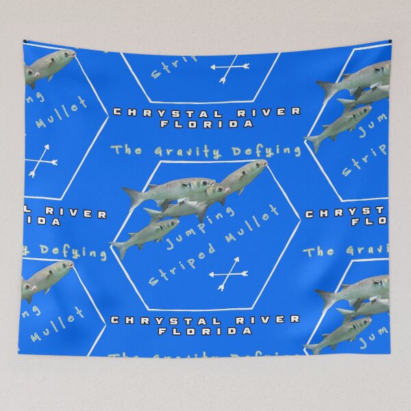 Item preview, The gravity defying, jumping striped mullet of crystal river, Florida designed and sold by TheBruce77.