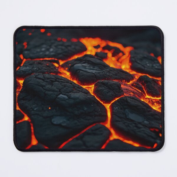 Item preview, Magmatic rocks on fire - Lava river close up designed and sold by SassyArtistry.