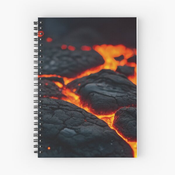 Item preview, Magmatic rocks on fire - Lava river close up designed and sold by SassyArtistry.