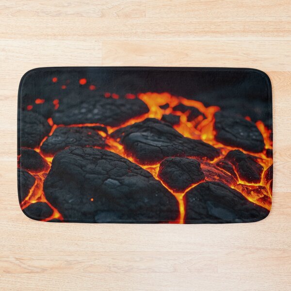 Item preview, Magmatic rocks on fire - Lava river close up designed and sold by SassyArtistry.