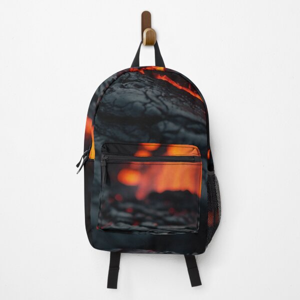 Item preview, Magmatic lava bursting out in river - close up of volcano designed and sold by SassyArtistry.