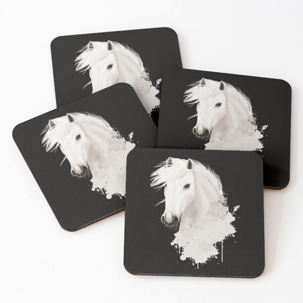 Item preview, White Horse. Watercolor. designed and sold by KsuAnn.