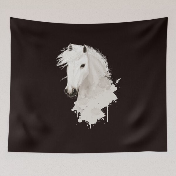 Item preview, White Horse. Watercolor. designed and sold by KsuAnn.