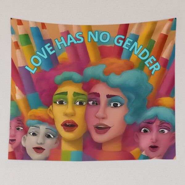 Item preview, Gay pride Love has no gender designed and sold by Astralia.