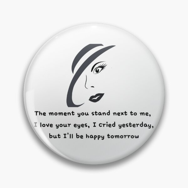 Item preview, woman's face abstract painting and poem designed and sold by yg-gallery.