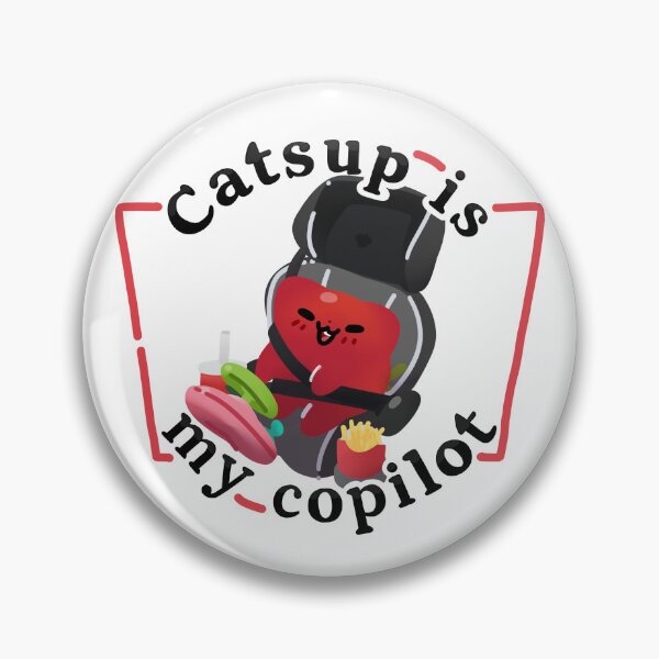 Item preview, Catsup is my Copilot designed and sold by automaticspirit.