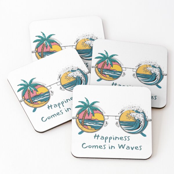 Item preview, Happiness Comes in Waves  designed and sold by syedmaaz.